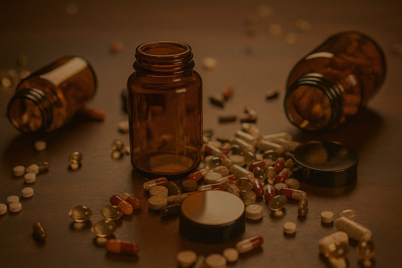 Generated: pills spilled from the bottle